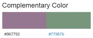 Complimentary Colors